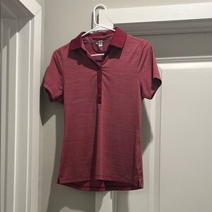 Under Armour Women's Burgundy Button Down Shirt